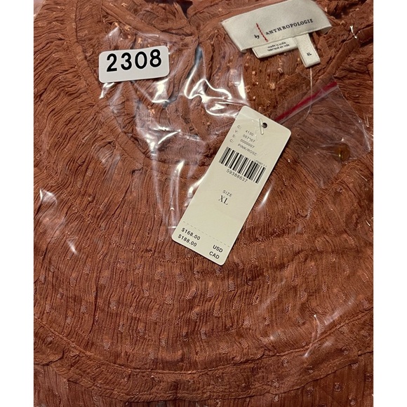 Anthropologie Dalia Smocked Mini Dress - SZ XL - NWT - Picture 8 of 12